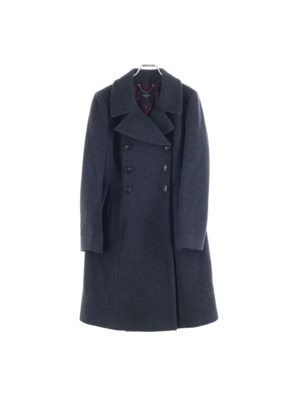 Max Mara Weekend Wool Long Coat Gray